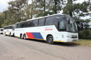 71-seater bus available for hire in Johannesburg from Bus Hire Johannesburg, powered by TAG Passenger Services – ideal for group travel, school transport, and events. Branded with TAG Passenger Services and proudly partnered with Bus Centre Hire.