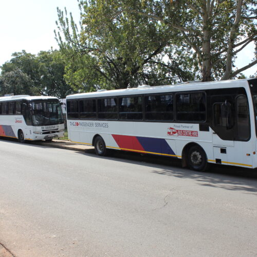 60 & 71-seater buses available for hire in Johannesburg from Bus Hire Johannesburg, powered by TAG Passenger Services – ideal for group travel, school transport, and events. Branded with TAG Passenger Services and proudly partnered with Bus Centre Hire.